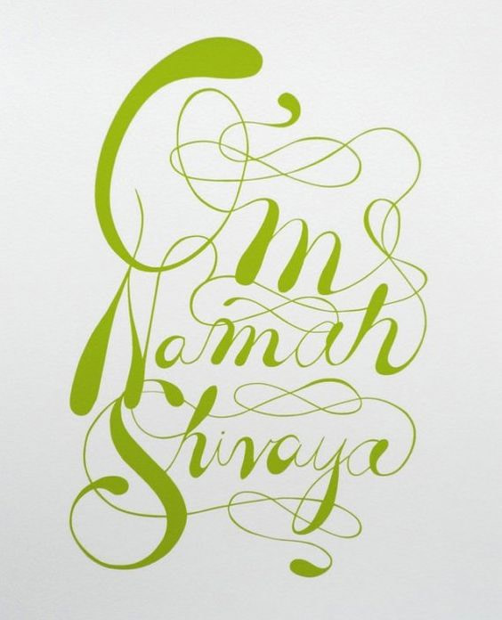 Om Namah Shivaya (written)